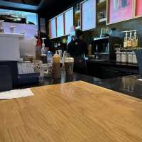 A cup of coffee at Starbucks @ Miri Airport 