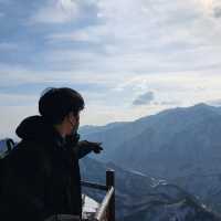 눈내린 설악산 울산바위 올라가기!