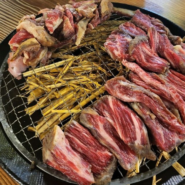 여수 짚회관 볏집 갈비 맛집