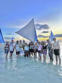 the beautiful beach of Boracay