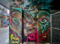 Graffiti Alley at Downtown Toronto