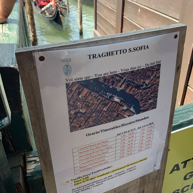 €2 Gondola Ride in Venice