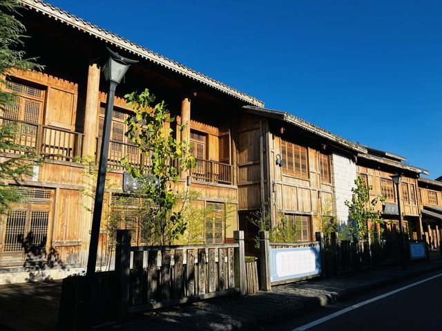 Wooden buildings ghost town, Confucius Hotel
