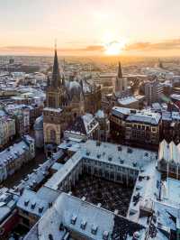 Germany's most beautiful town 7 - Aachen in the snow ||