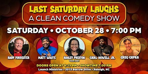 Last Saturday Laughs - A Clean Comedy Show | Launch Ministries