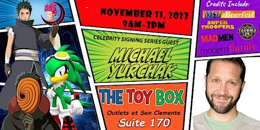 Michael Yurchak Signing Event | The Toy Box