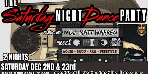 Saturday Night Dance Party with DJ Matt Warren | Piggy's BBQ, Wings & Fish, Illinois Route 59, Plainfield, IL, USA
