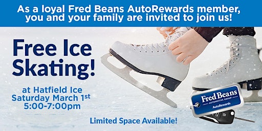 Fred Beans Customer Appreciation FREE Ice Skating Event | Hatfield Ice Arena