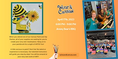 St. Cloud Fun Painting Class – Bee Gnome | Jimmy Bear's BBQ