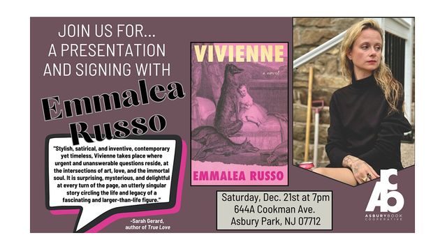 Presentation and Signing: Vivienne by Emmalea Russo | Asbury Book Cooperative