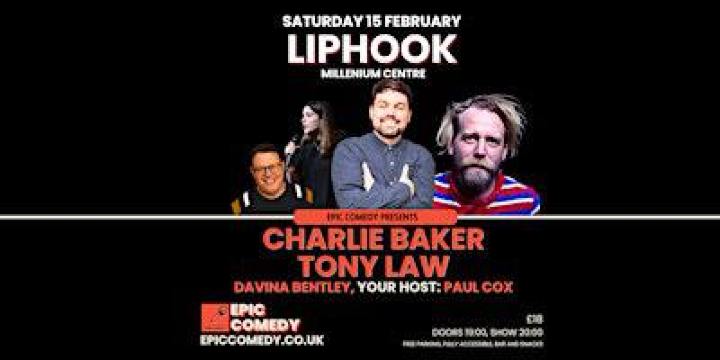 Epic Comedy - Liphook 15th February | Liphook Millennium Hall