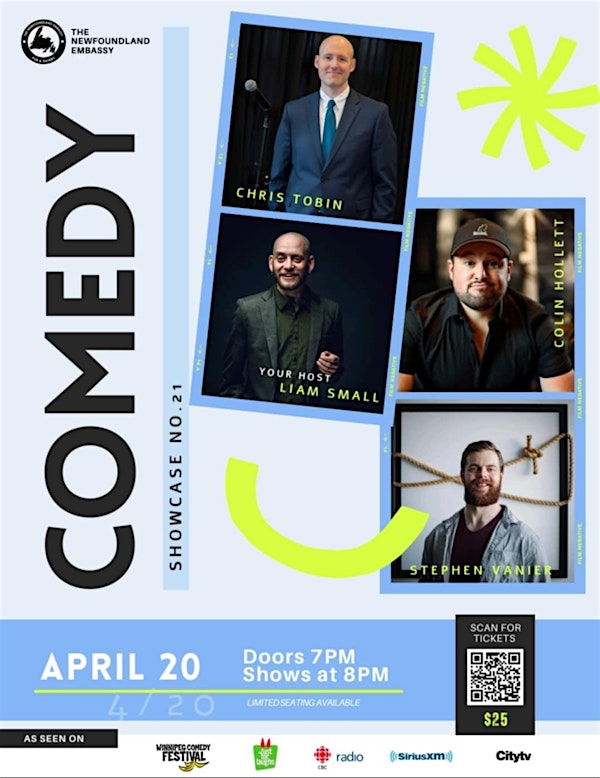 The Newfoundland Embassy Comedy Showcase #21 | The Newfoundland Embassy Pub and Eatery