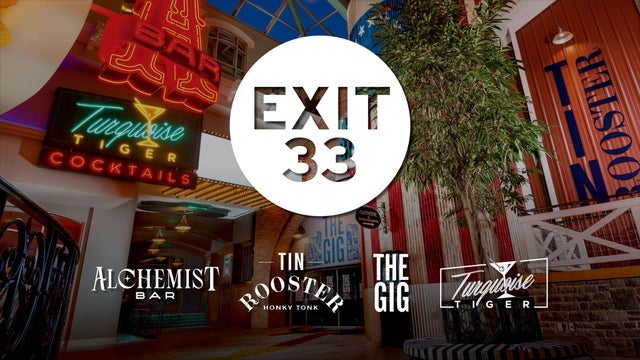 Exit 33: Gridley Paige, 100 Proof & More! 2025 (Verona) | Exit 33 - Turning Stone: The Gig, Tin Rooster & Turquoise Tiger