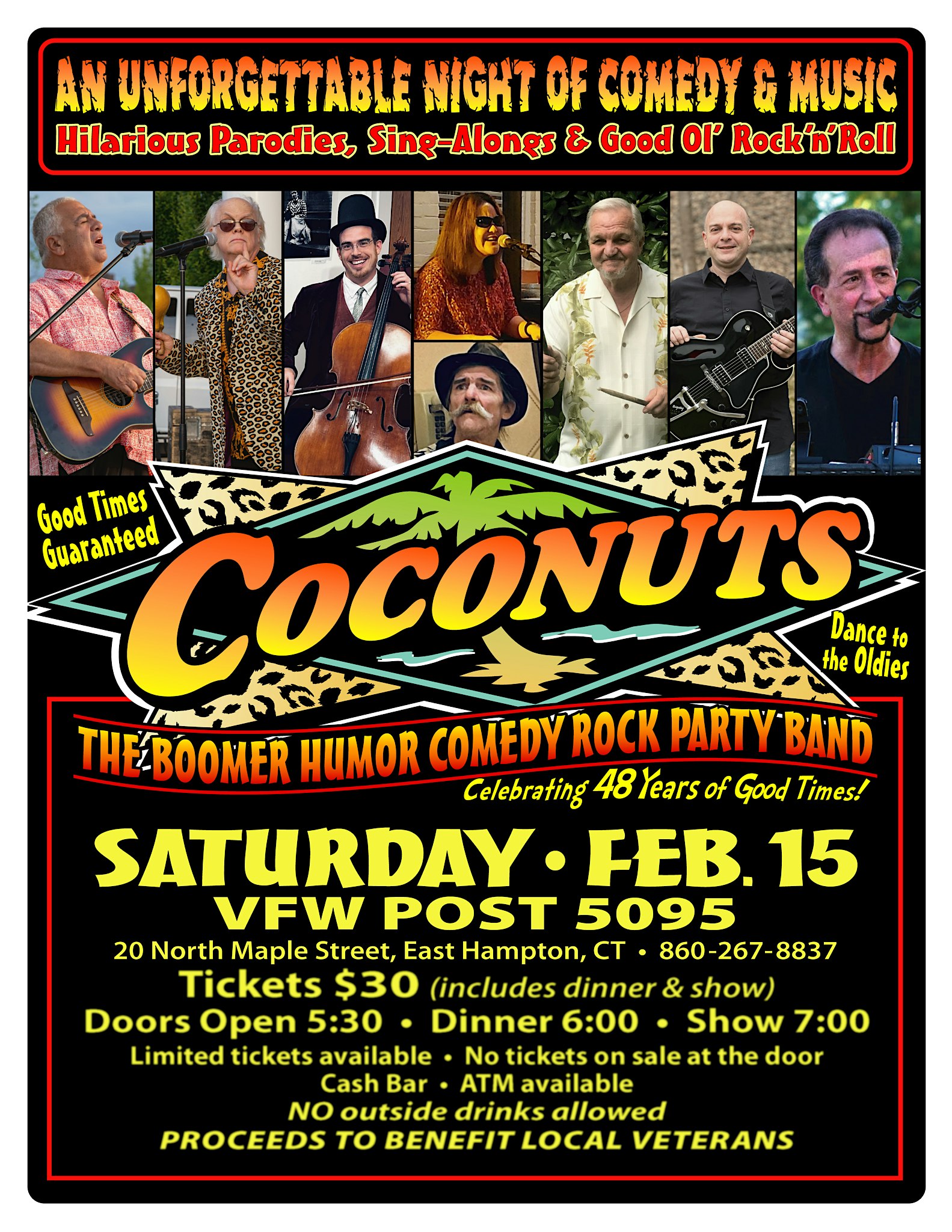 The Coconuts Show at the VFW | Vfw Post 5095
