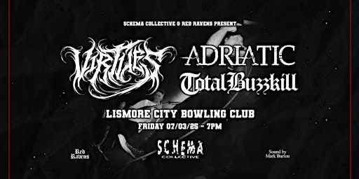 SCHEMA collective and Red Ravens present: Heavy and Loud in Lismore | Lismore City Bowling and Recreation Club