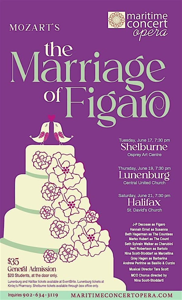 The Marriage of Figaro in concert | Central United Church