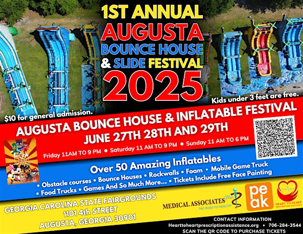 Augusta Bounce House & Slide Festival 2025 | Georgia Carolina State Fair