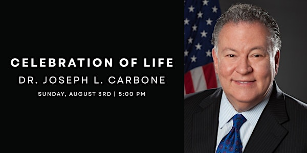 Celebration of Life Dr. Joseph L. Carbone | Hyatt Regency Rochester