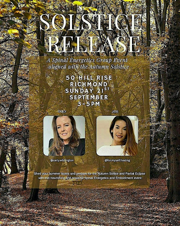 Solstice Release - A Spinal Energetics Event | 50 Hill Rise