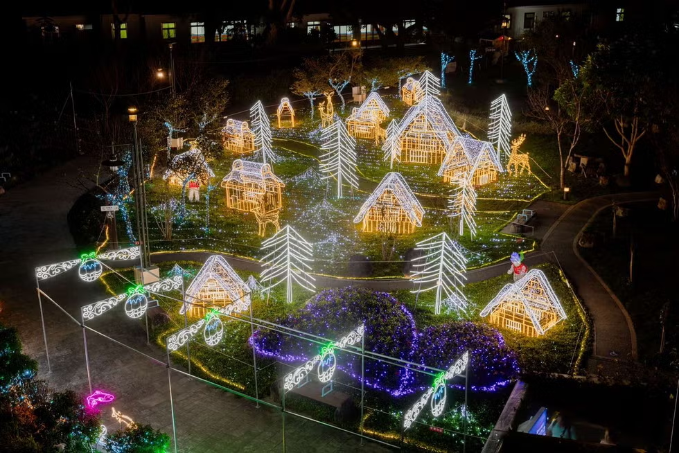 梨山谷關「山谷燈光節」 | 聖誕好去處2025 | 台中市和平區