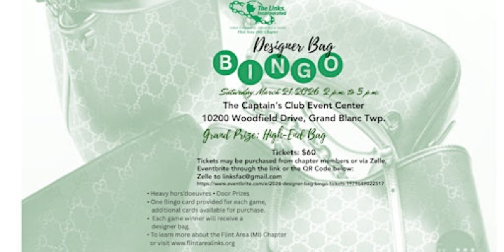 2026 Designer Bag Bingo | The Captain's Club at Woodfield