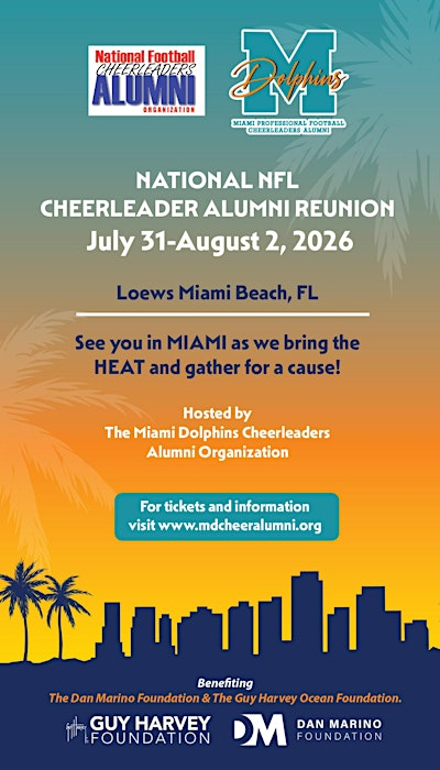 2026 National Football Cheerleaders Alumni Gala (NFCAO) | Loews Miami Beach Hotel