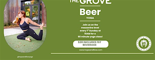 Hops & Flow Beer Yoga at Monday Night Brewing's The Grove | Monday Night Brewing - West Midtown