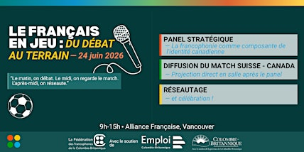 Le français  en jeu : du débat au terrain | Alliance Française Vancouver