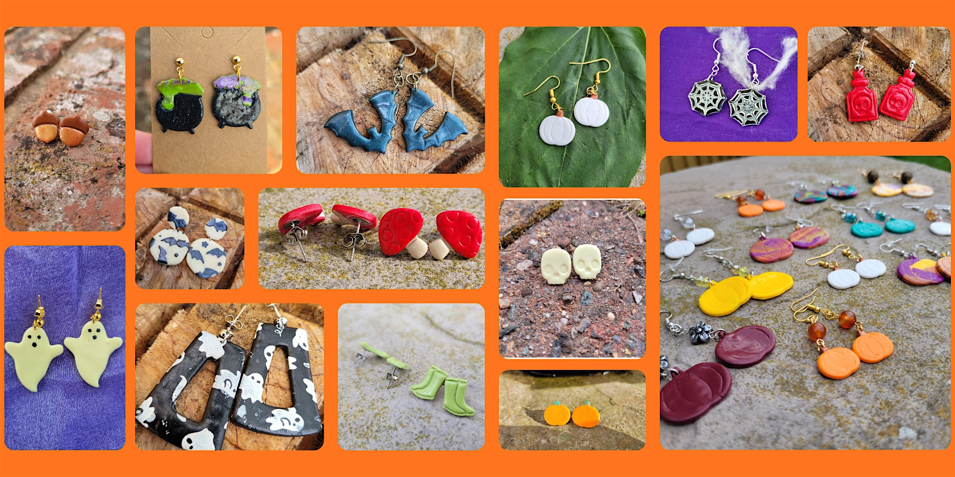 Autumn & Halloween Earring Making Workshop | The Artery Studios CIC