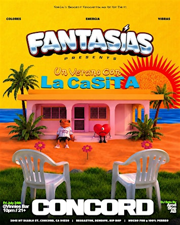 Fantasías: Un Verano Con La Casita - Concord | Vinnie's Bar & Grill