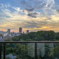 雲の中のイブニングハイティー☁️🥂