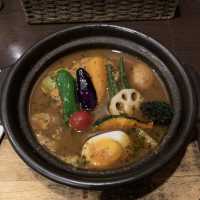 札幌　おすすめグルメ　札幌soup curry -BAGBAG- ばぐばぐのスープカレーに大満足❗️