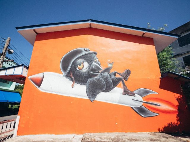 บ้านโป่ง street art จ.ราชบุรี