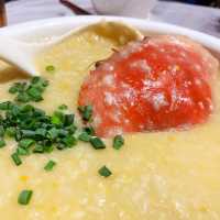 澳門美食 ～ 水蟹粥好鮮甜啊！！