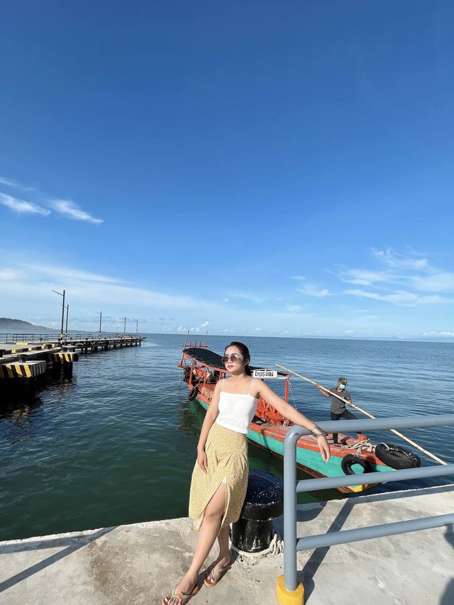 🚤🛥️Boat Station to Rabbit Island at Kep🏖️