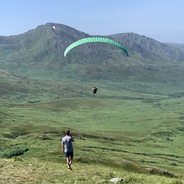 3880 ft. Above Sea Level. Parasailing anyone 