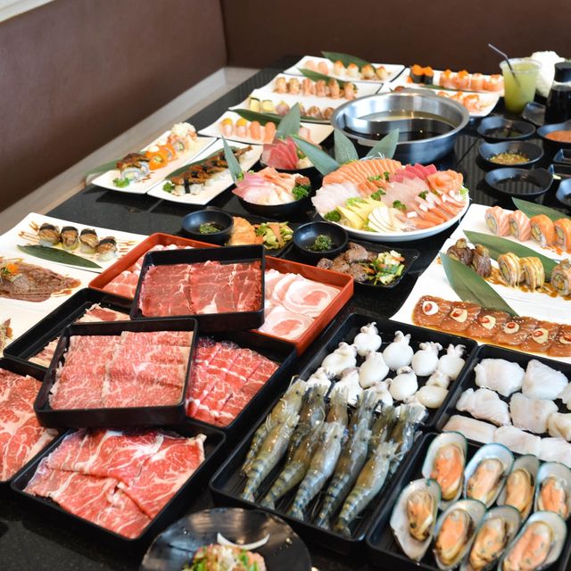 บุฟเฟ่ต์ชาบูซูชิพรีเมียมกินได้ไม่อั้น2ชั่วโมง