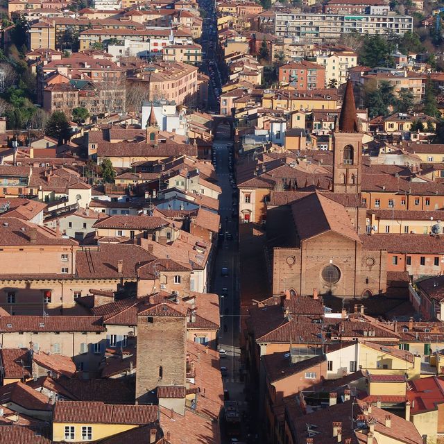 意大利波隆那 ：著名地標～雙塔！登上塔頂飽覽絕美風光