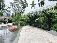 Commemorative park at Telok Ayer