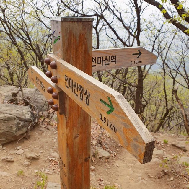 하늘을 만질 수 있는 산, 천마산으로 등산 어떠세요?