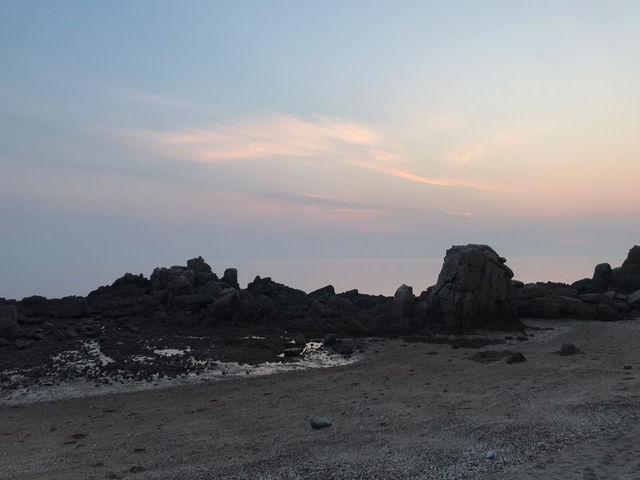 을왕리 해변 바다 뷰와 노을 감상