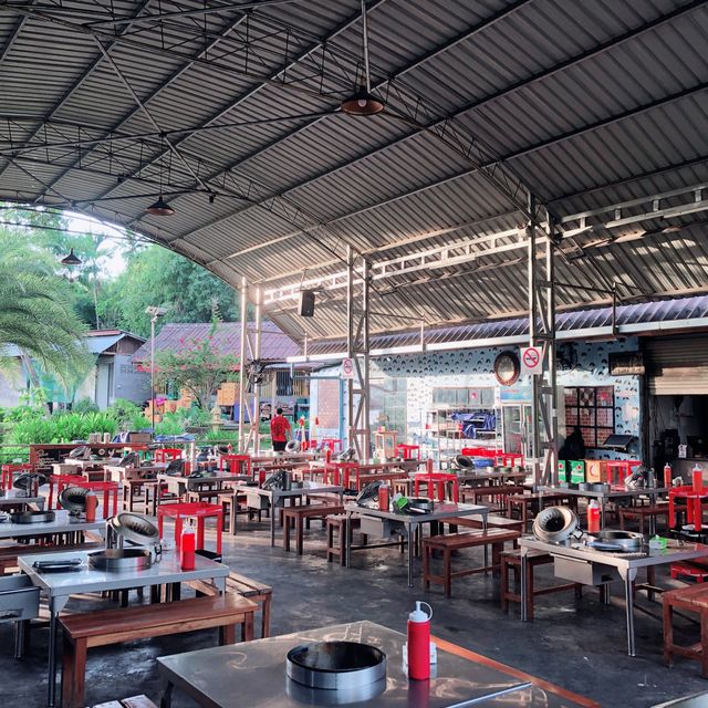 Favorite BBQ buffet in Luang Prabang