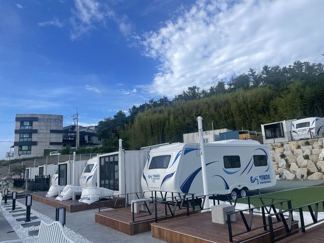 경주 수영장있는 카라반펜션 ⛺️