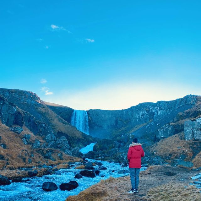 love with nature in iceland