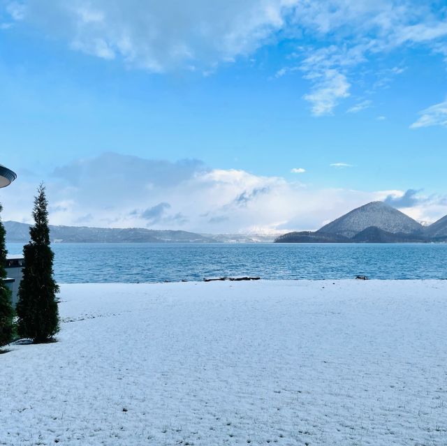洞爺湖-湖之栖溫泉酒店 湖邊湯屋房