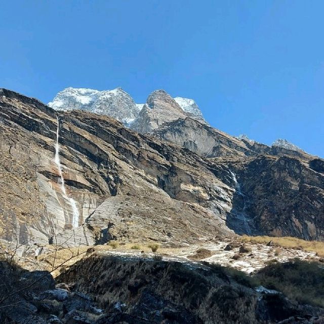 trekking to Annapurna base camp