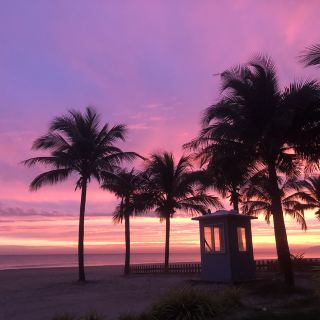 Sunset summer in Melia Ho Tram 