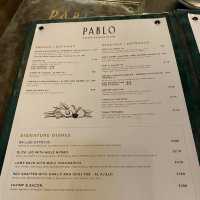 Highlights of our birthday dinner at Pablo
