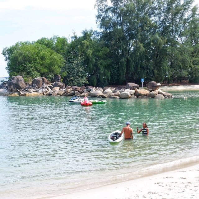 บรรยากาศ ชายหาดในสิงคโปร์