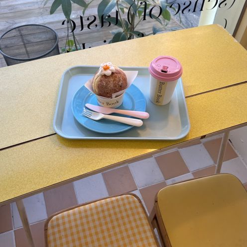 韓国/ソウル【龍山】黄色い壁が目印💛とってもかわいいドーナツ屋さん🍩🌼